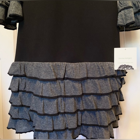 NWT - Vintage Donna Morgan Ruffle Dress - Picture 7 of 12